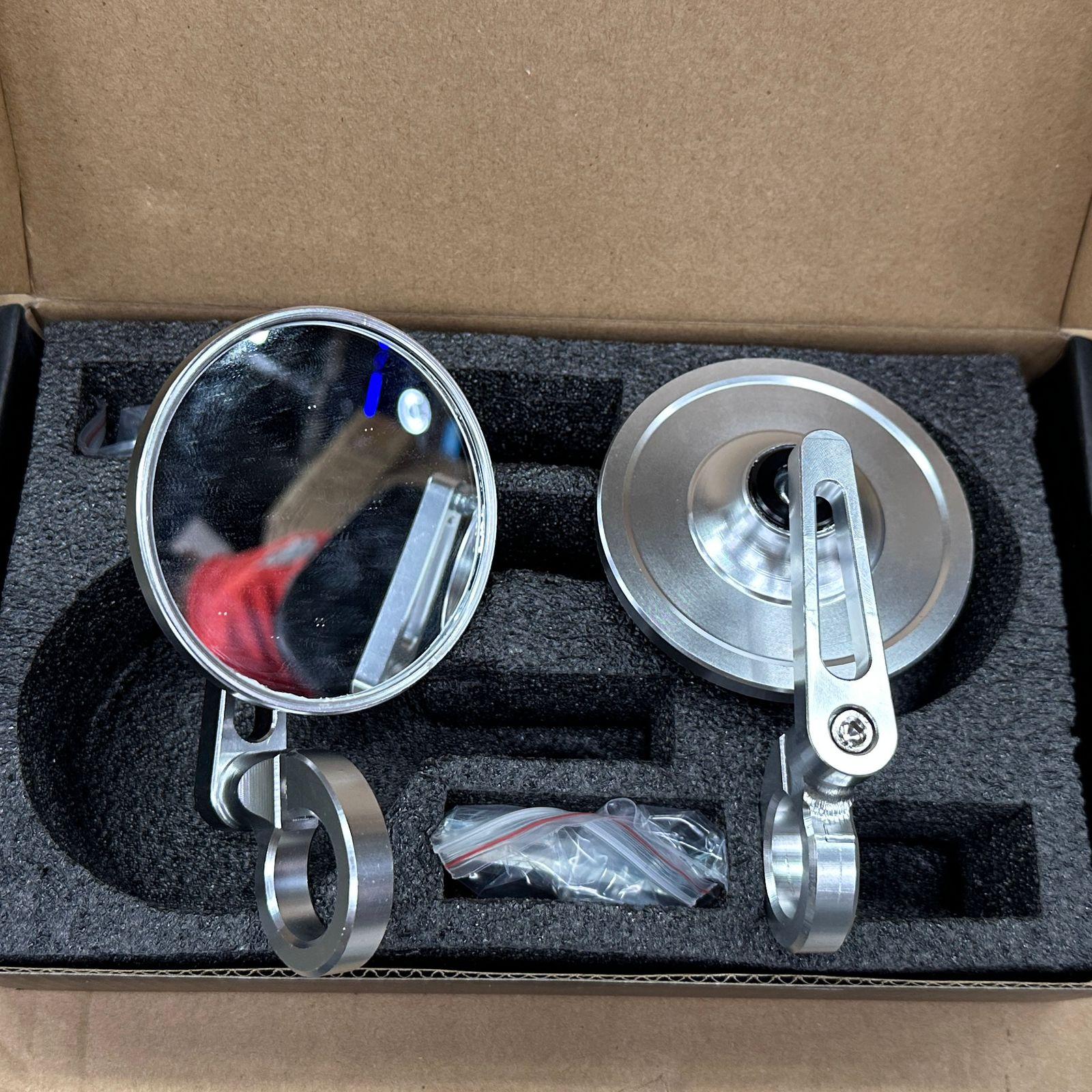 Mirror Bar End Round Small Size 