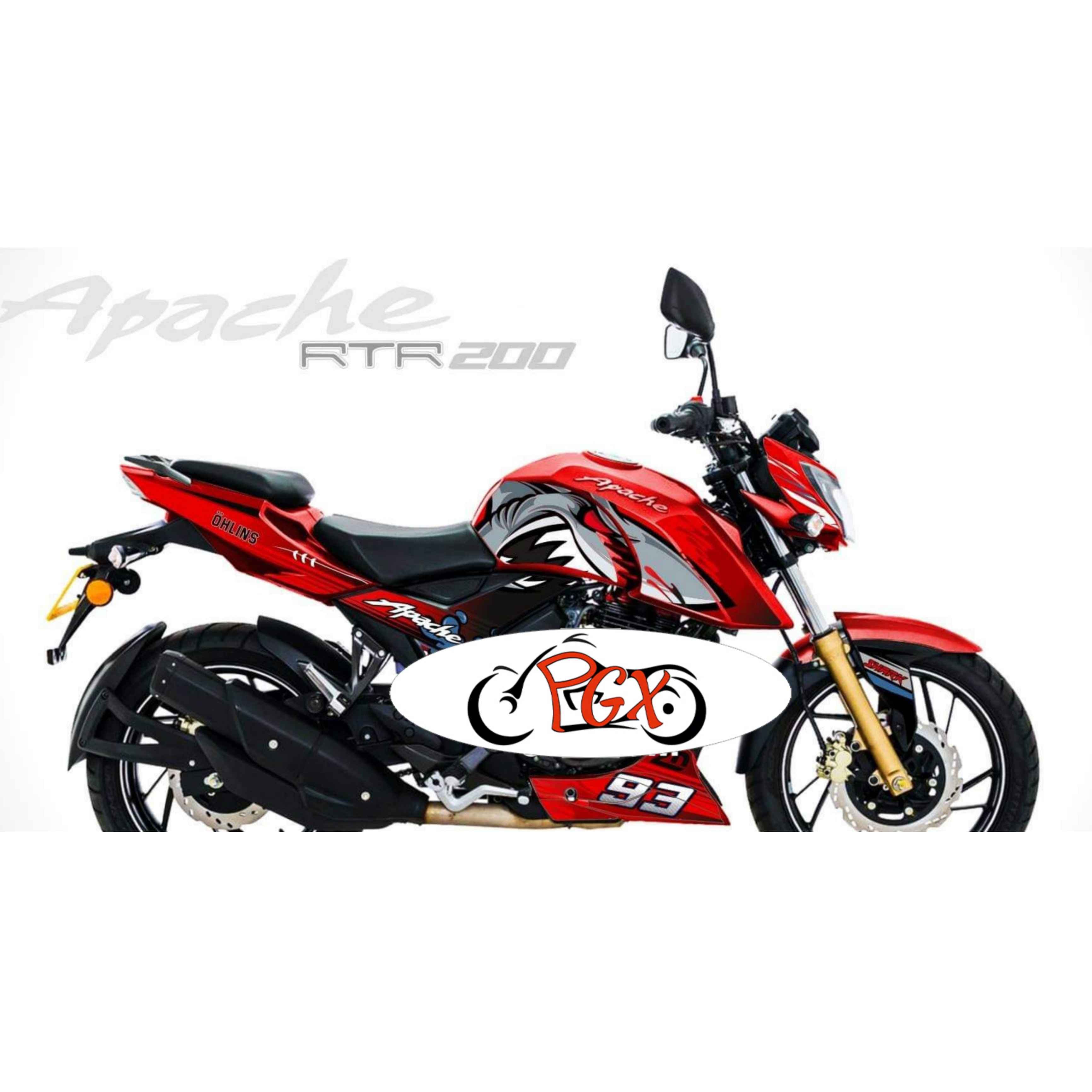 FULL BODY DECALS FOR APACHE RTR 160/200 4V