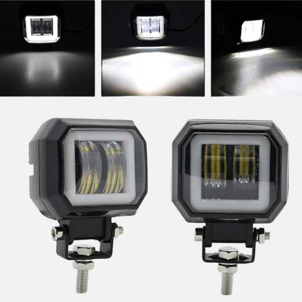 2 LED With Square & Round fog light