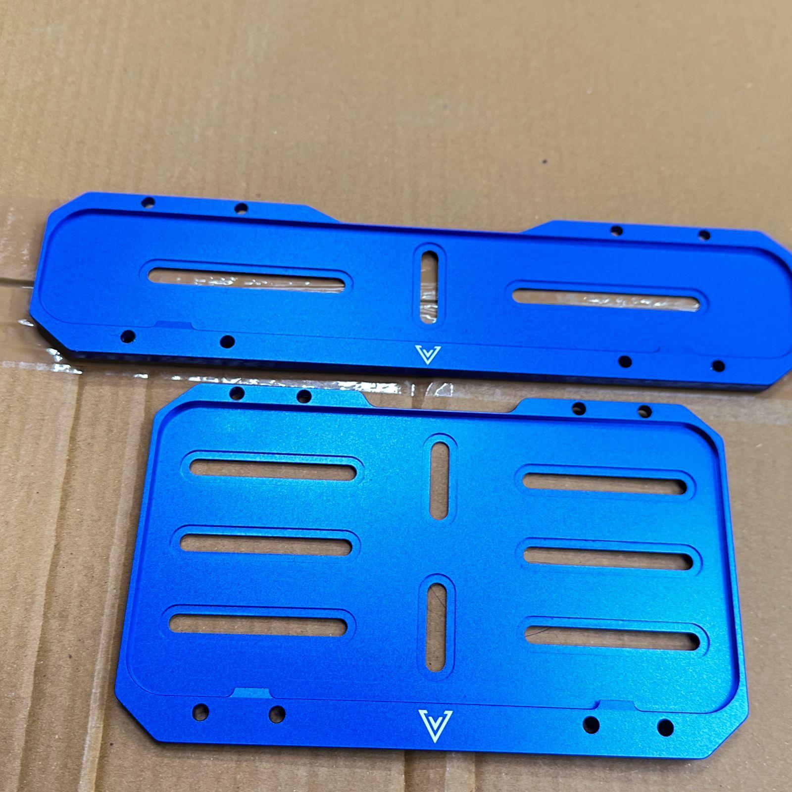 CNC Number Plate Frame Universal Aluminium universal set of 2