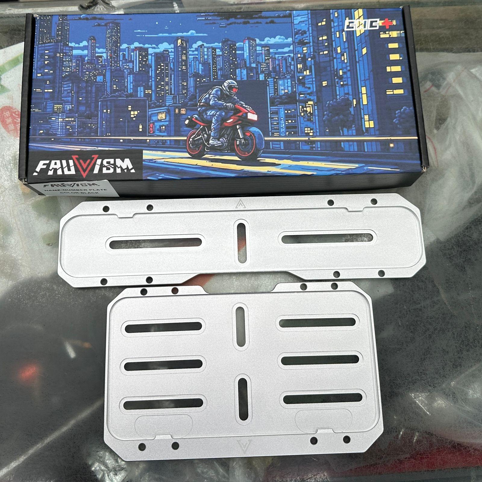 CNC Number Plate Frame Universal Aluminium universal set of 2