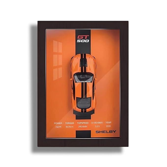 3D Car Frame Wall Art Wooden Hanging Painting Frame