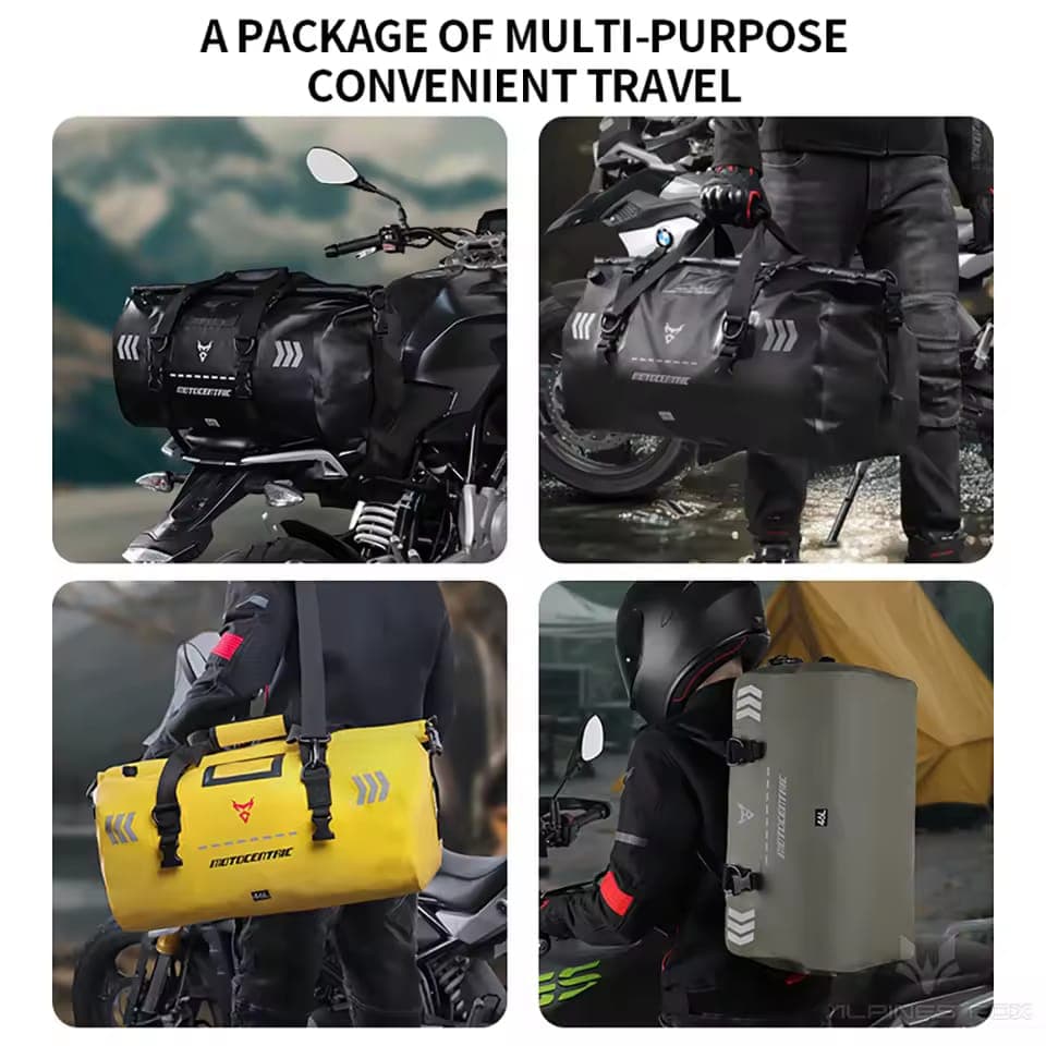 Moto Centric multi purpose 66L tail bag