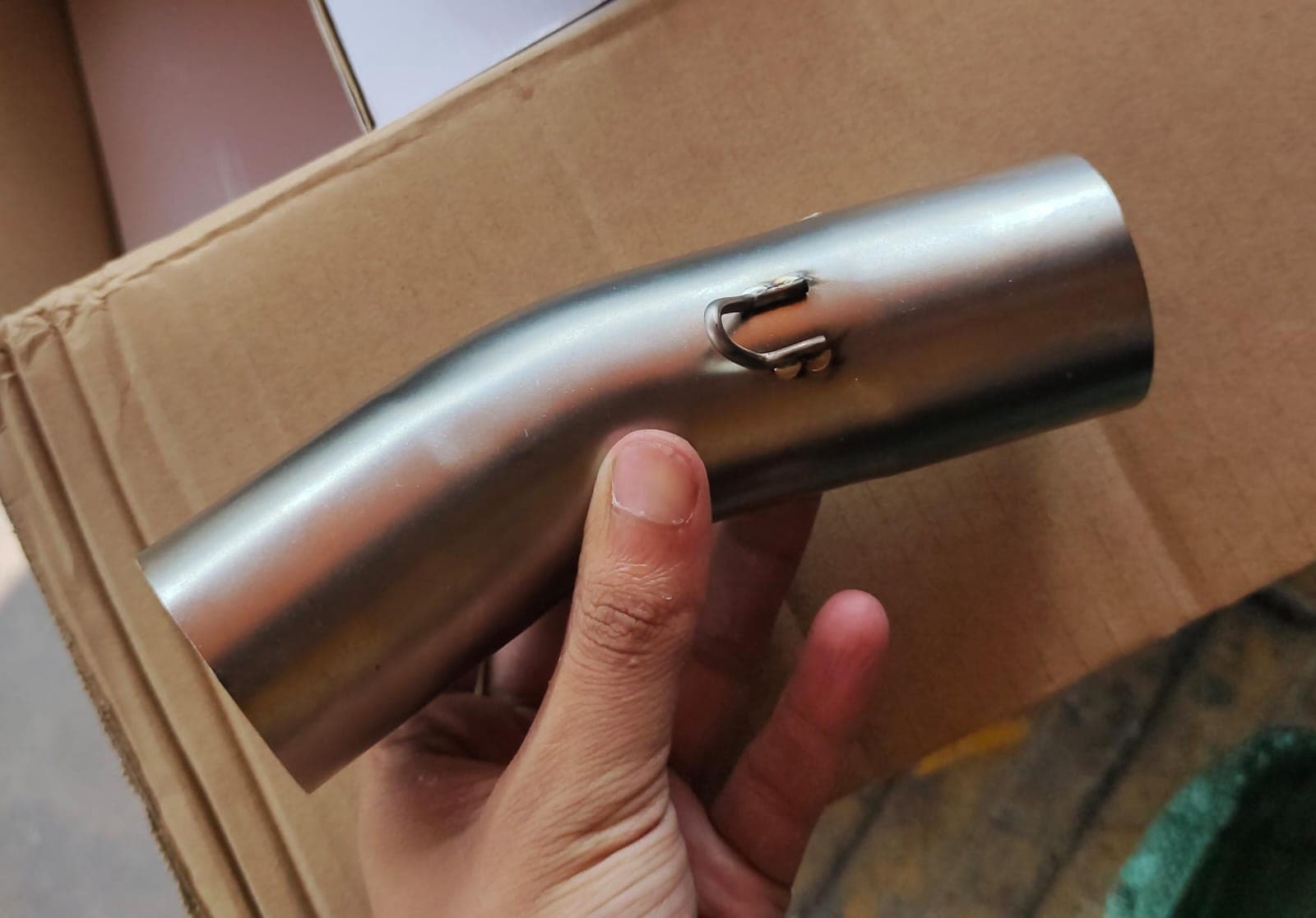 Kawasaki ZX6R exhaust slipon pipe