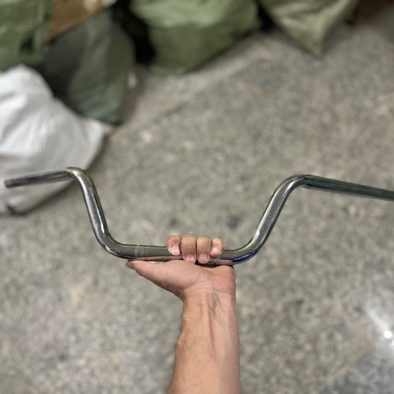 Motorcycle Handlebar Universal Chrome