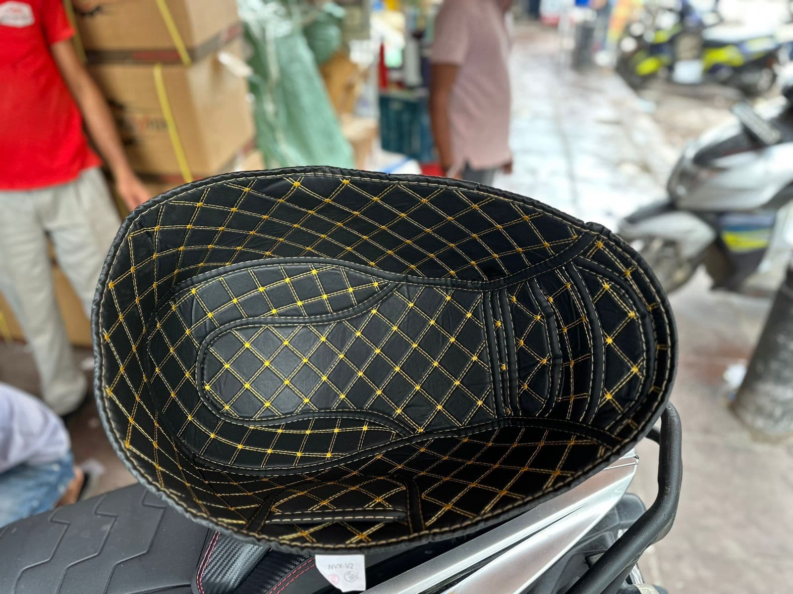 Storage box bag bucket protector for aerox 155