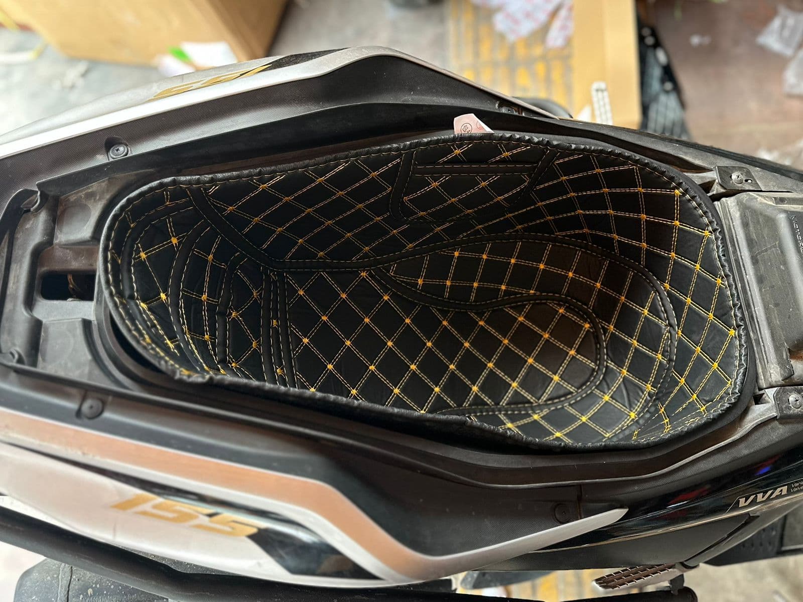 Storage box bag bucket protector for aerox 155