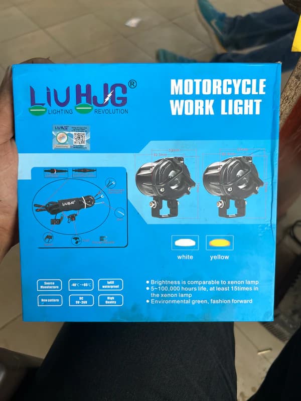 Mini mercedes fog lamp with wiring harness