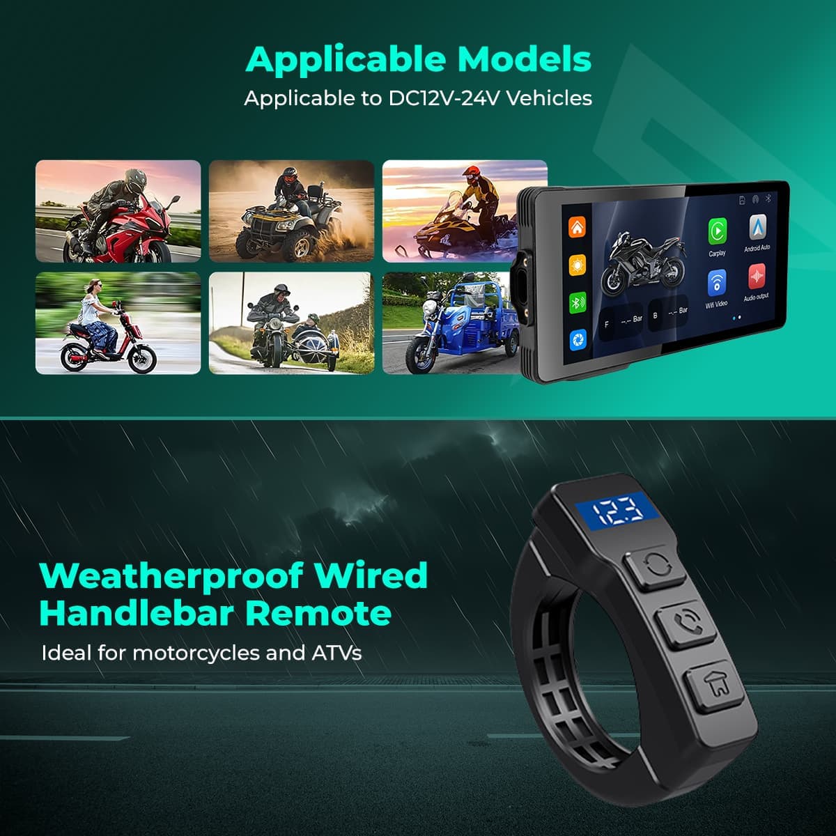 SIMTAC MOTORCYCLE NAVIGATION SYSTEM – M10DT