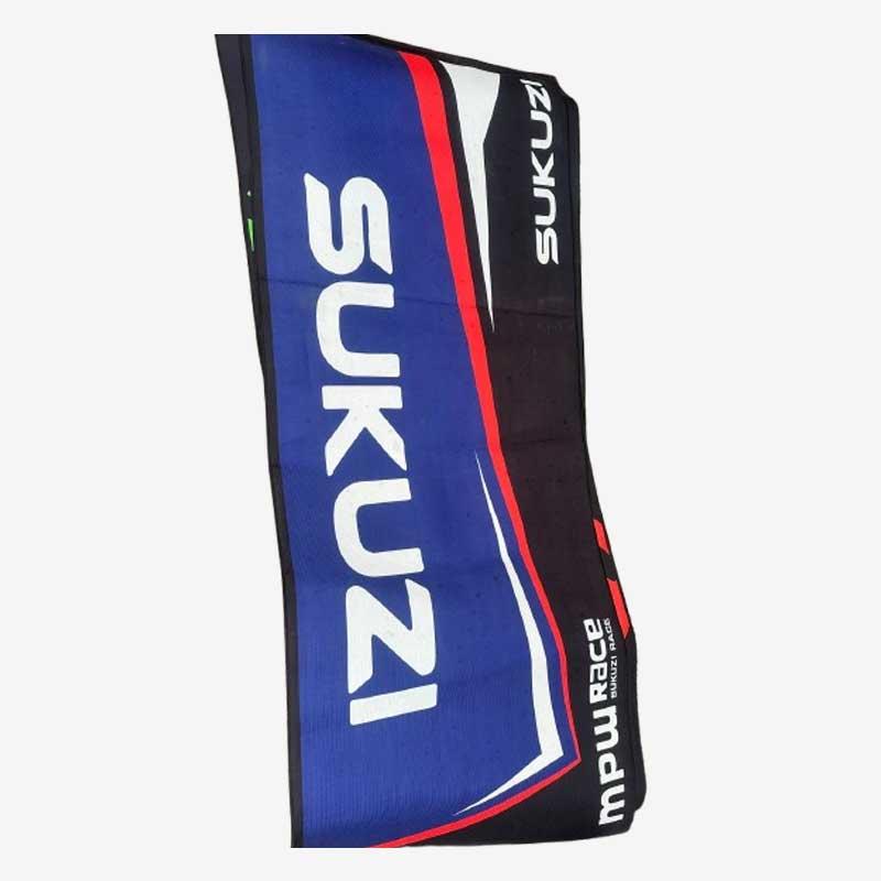 Motorcycle floor mats for garage and exhibition