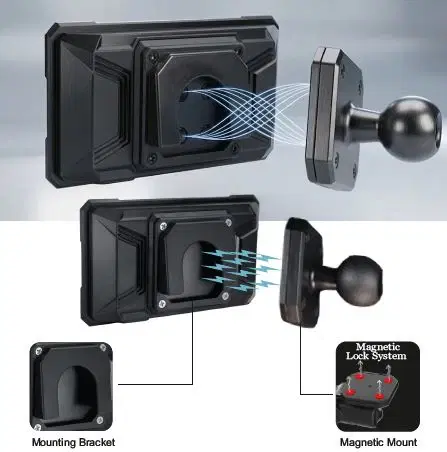 Simtac M3 Detachable Navigation Screen for GPS CarPlay & Android Auto system – M3 & M3T