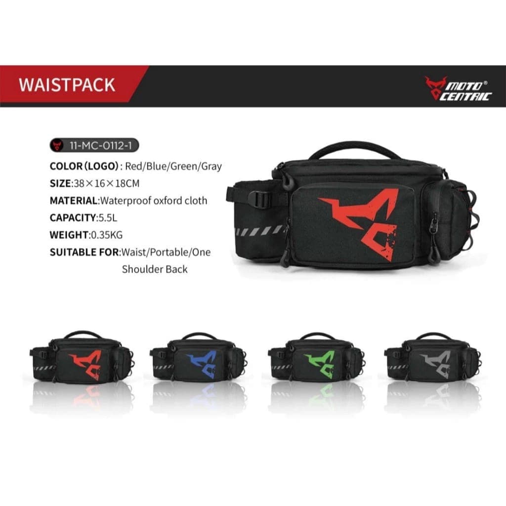 Moto centric waist pack 5.5L