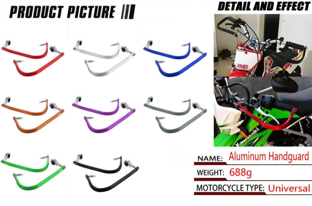 Aluminum Hand Guards Motocross Dirtbike MX ATV Handguards