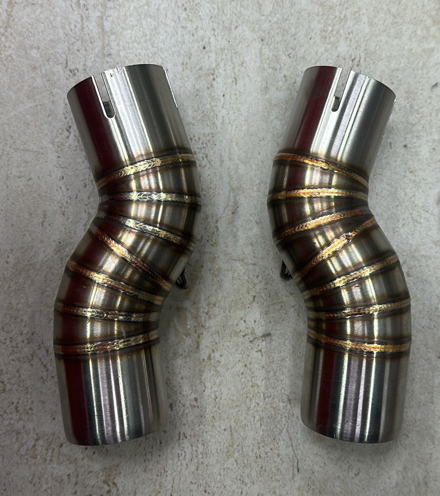 Slipon Bendpipe For Hayabusa Gen 3 set of 2