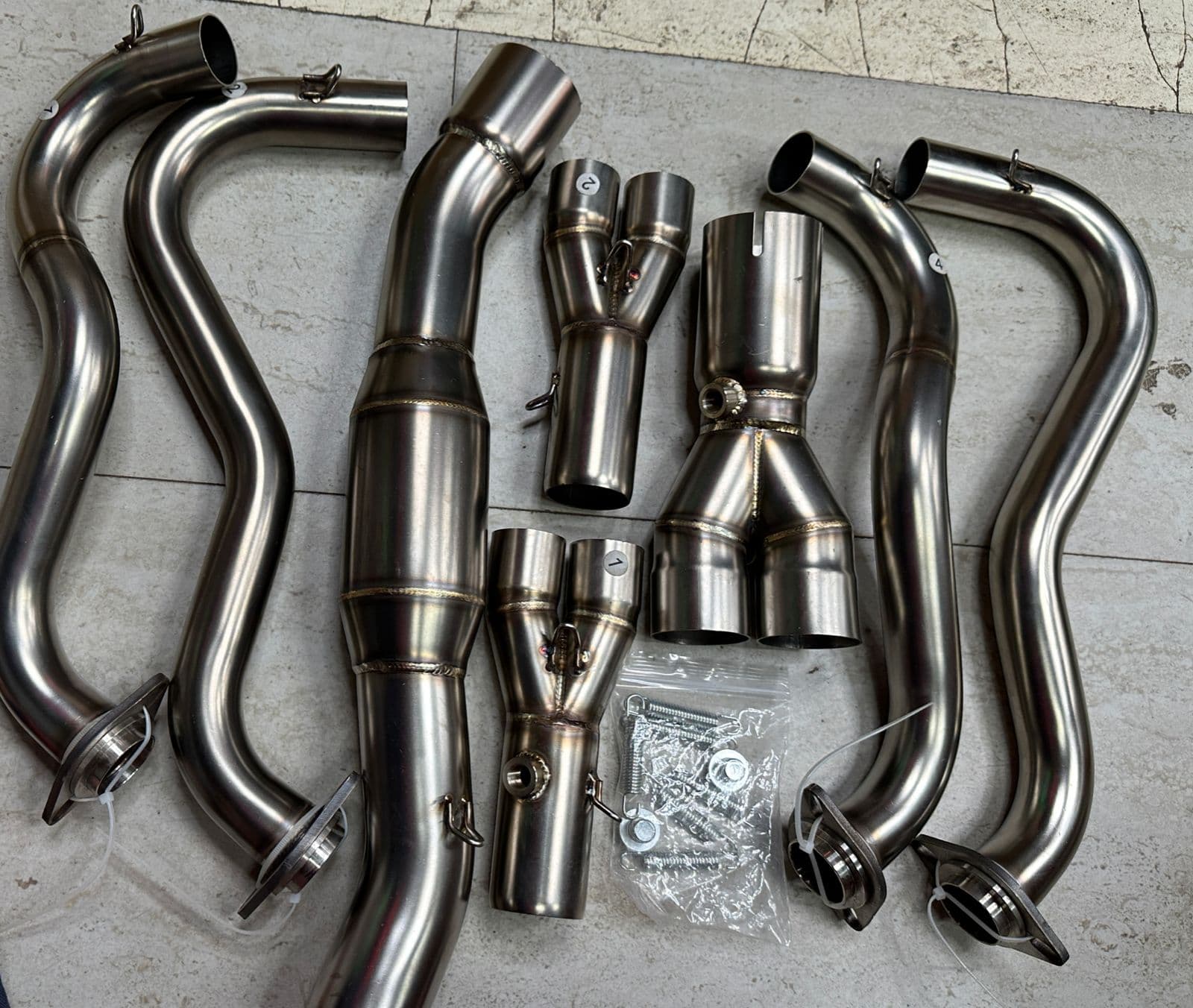 Full system headers for Kawasaki ZX-6R 2024+