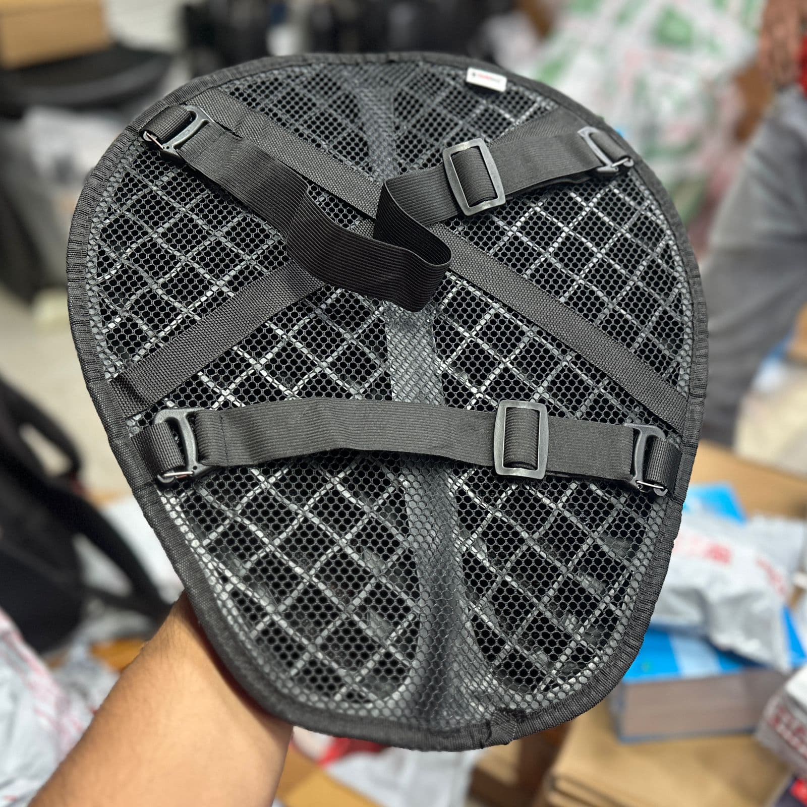 Motorcycle Gel Seat Cushion - Supports Sit Bones, Tailbone, and Buttock Muscles - Massaging Gel Absorbs Micro-Shocks and Road Jerks, Suitable for All Motorbikes