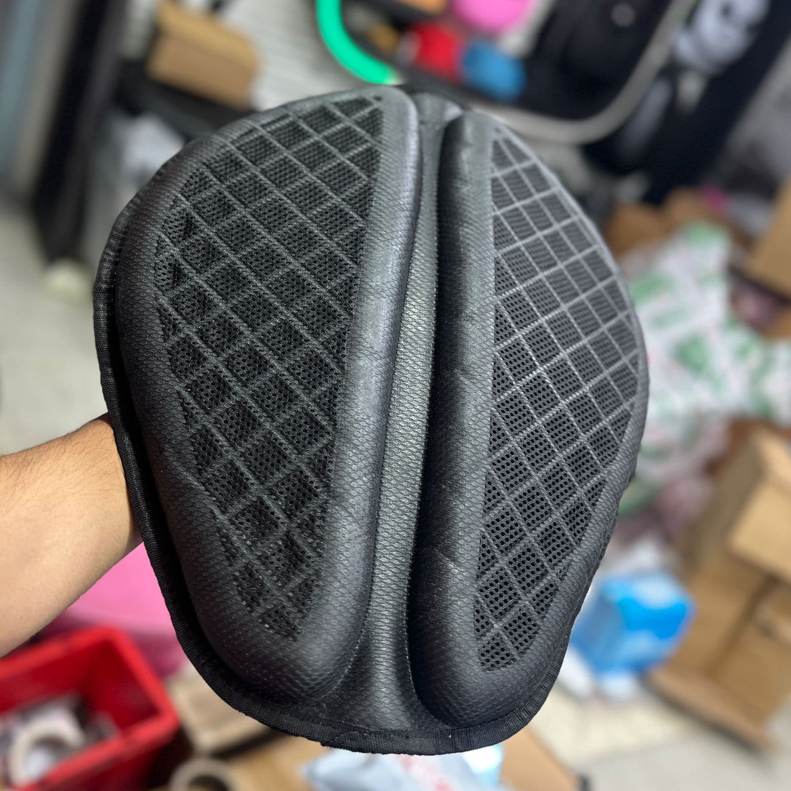 Motorcycle Gel Seat Cushion - Supports Sit Bones, Tailbone, and Buttock Muscles - Massaging Gel Absorbs Micro-Shocks and Road Jerks, Suitable for All Motorbikes
