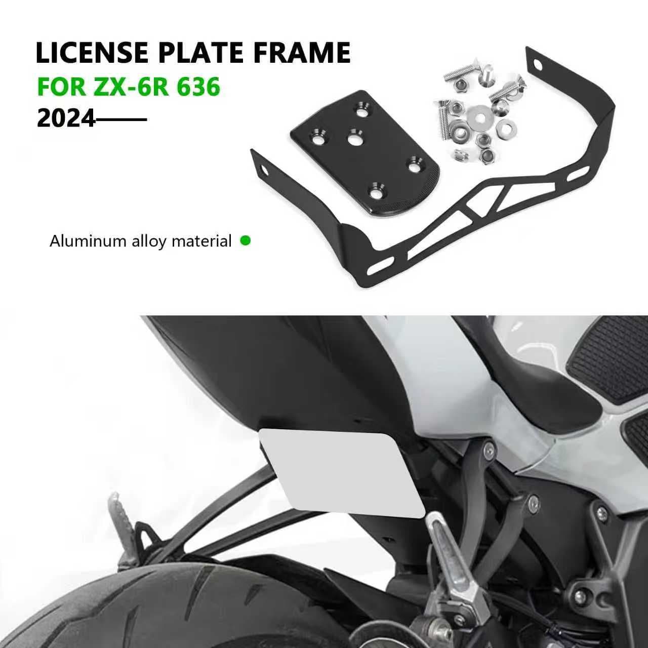 Fender eliminator number plate bracket for zx6r