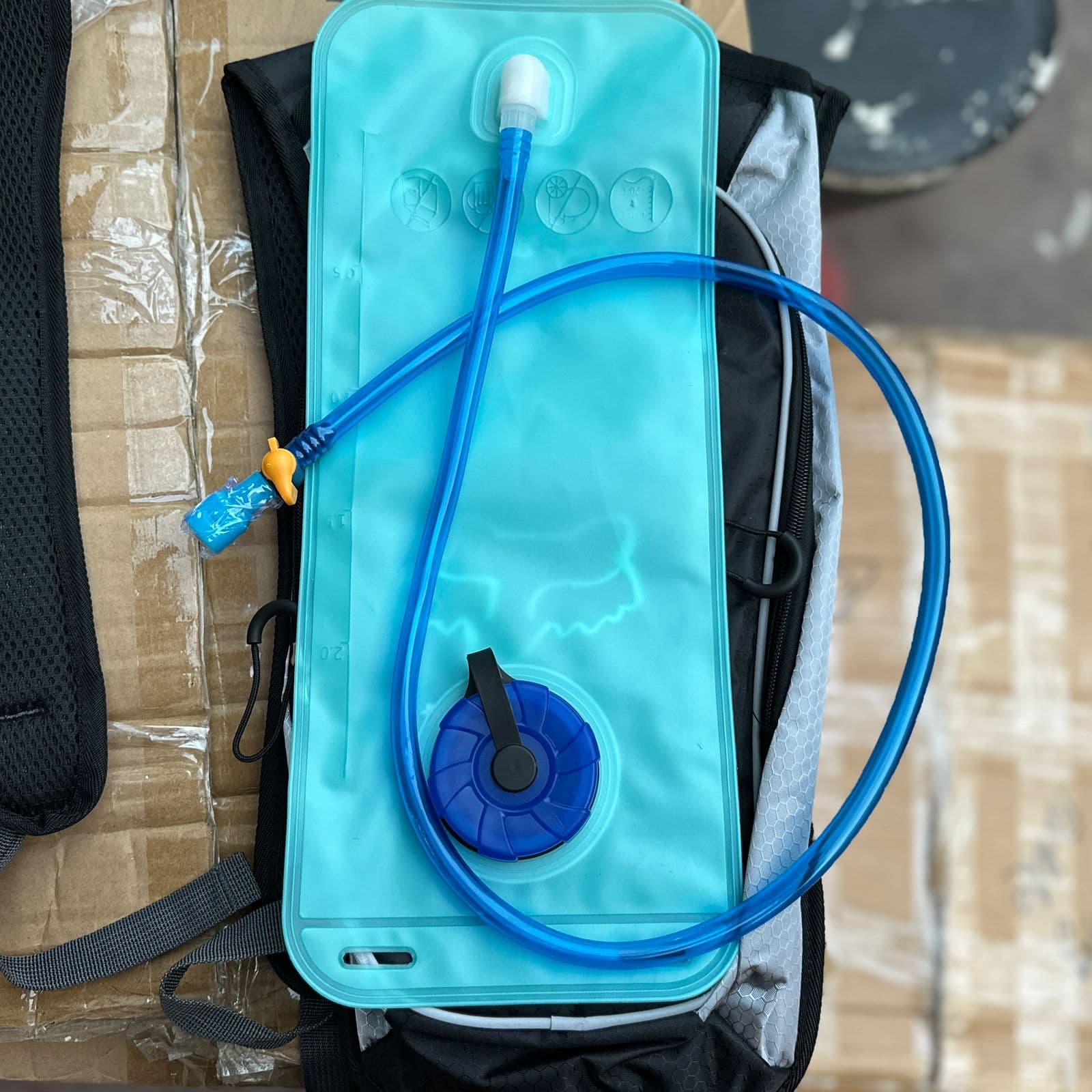 FOX & KTM Hydration Water Backpack with 2L Water Blow