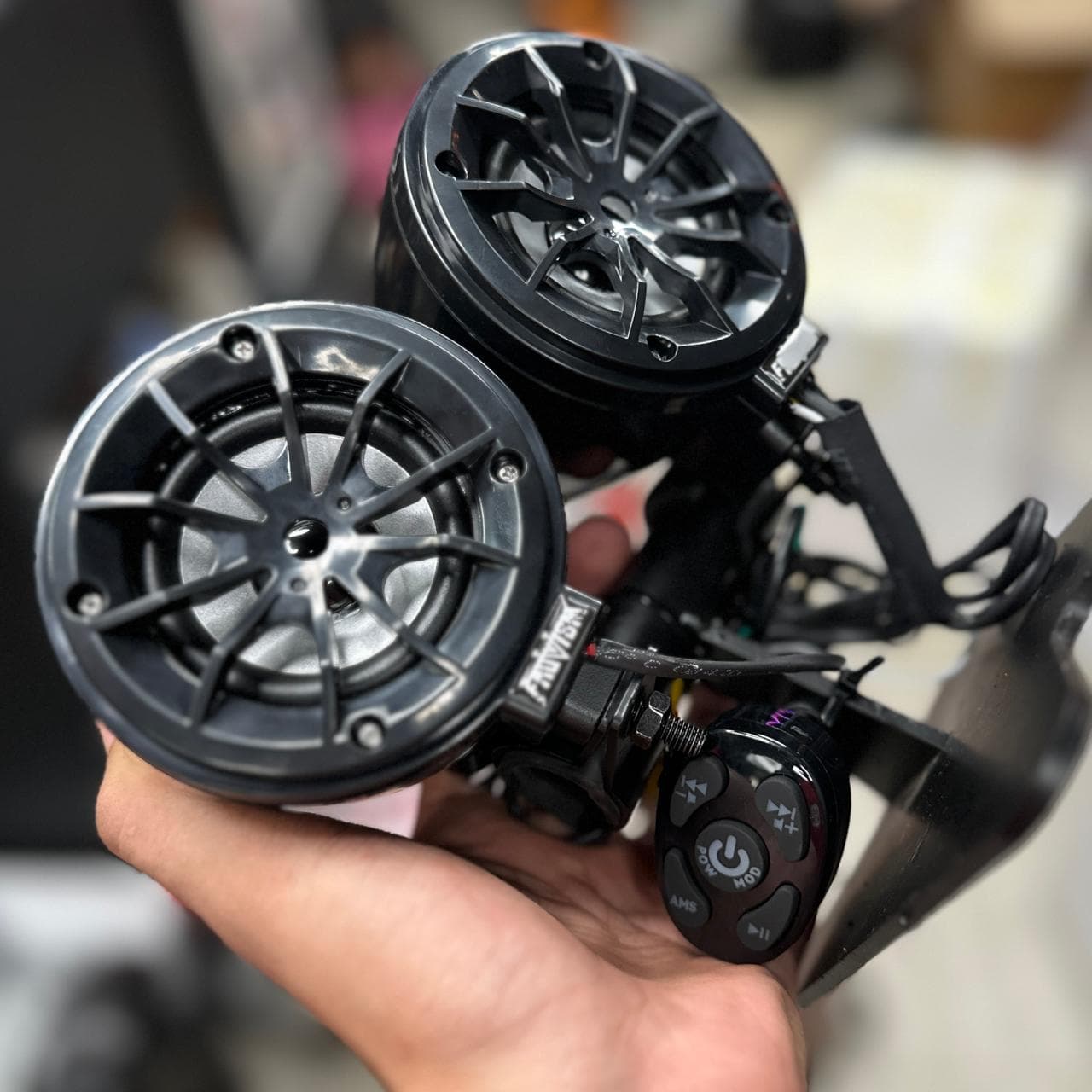 Bluetooth Speaker PVC for bikes set of 2