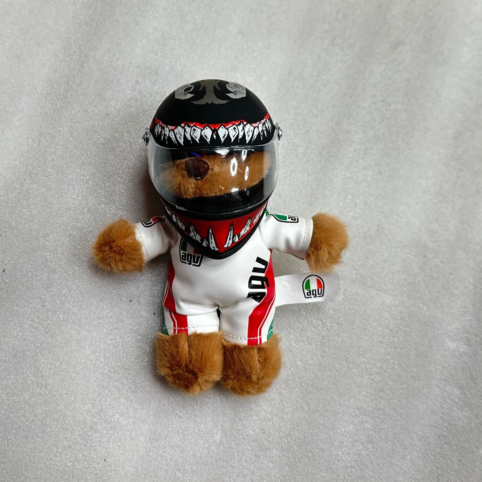 Teddy with helmet small size