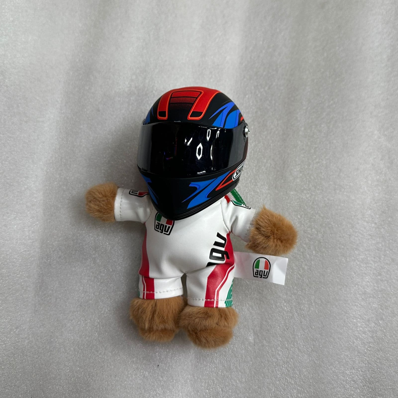 Teddy with helmet small size