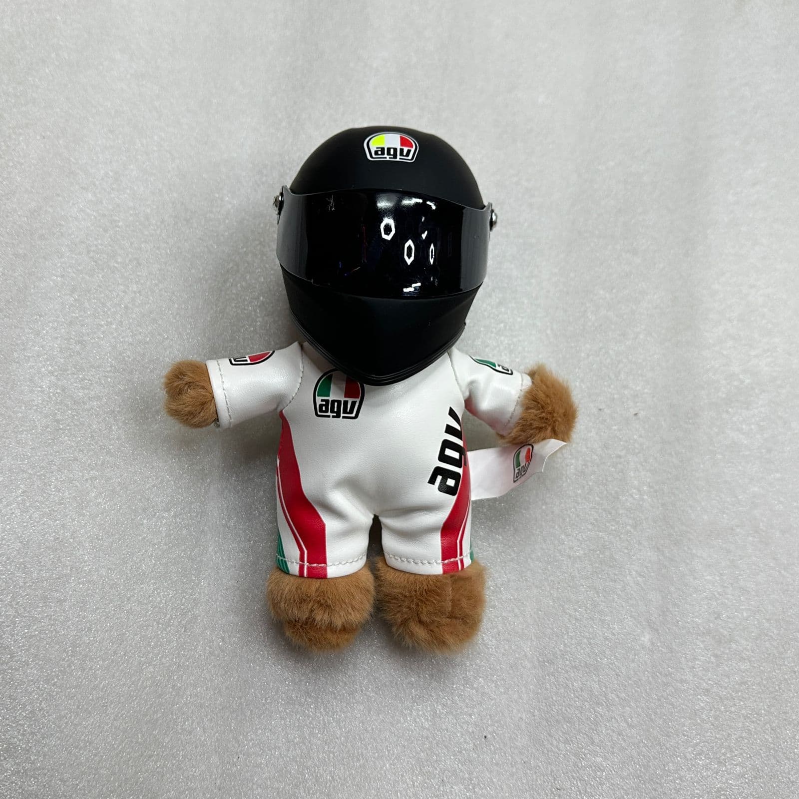 Teddy with helmet small size
