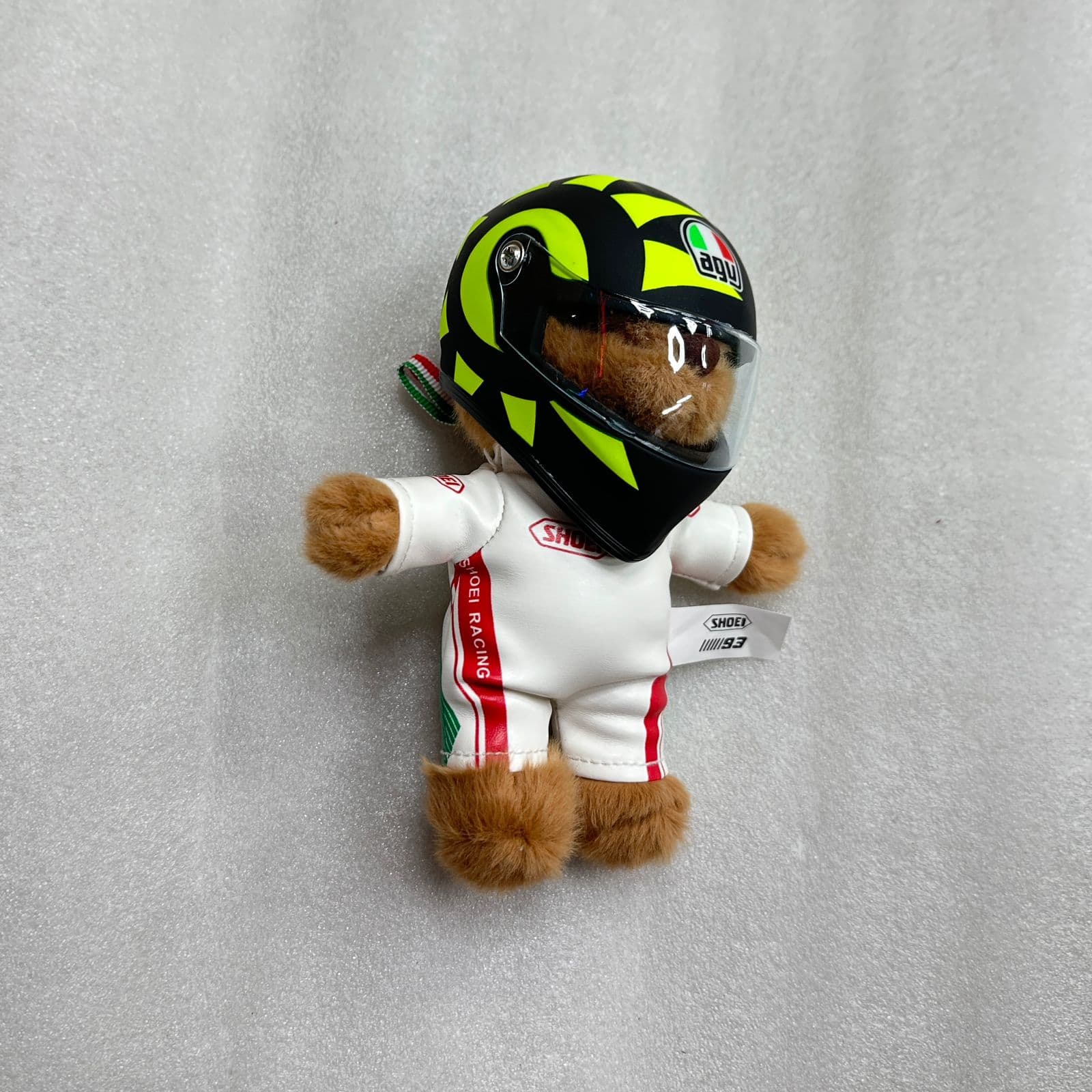 Teddy with helmet small size