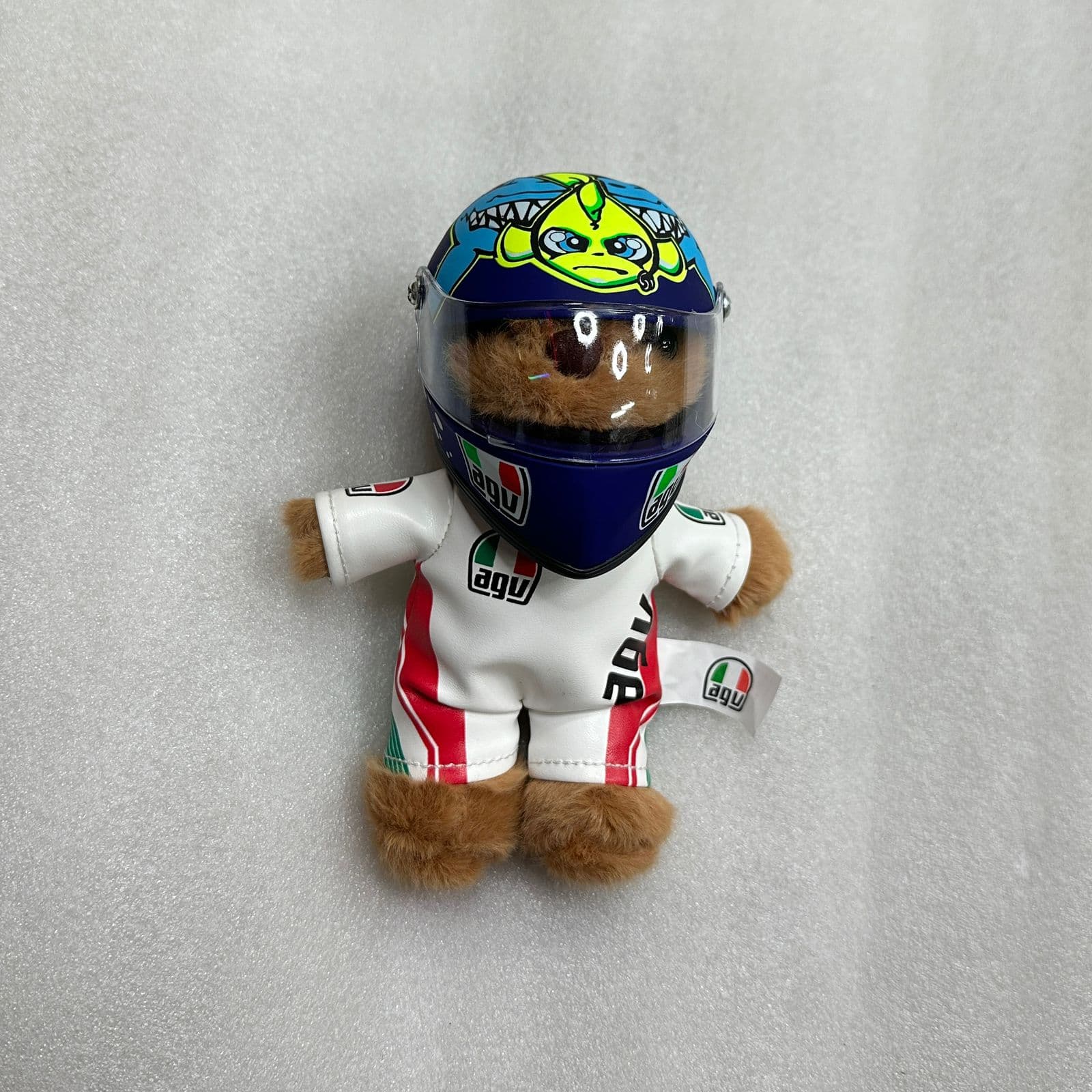 Teddy with helmet small size