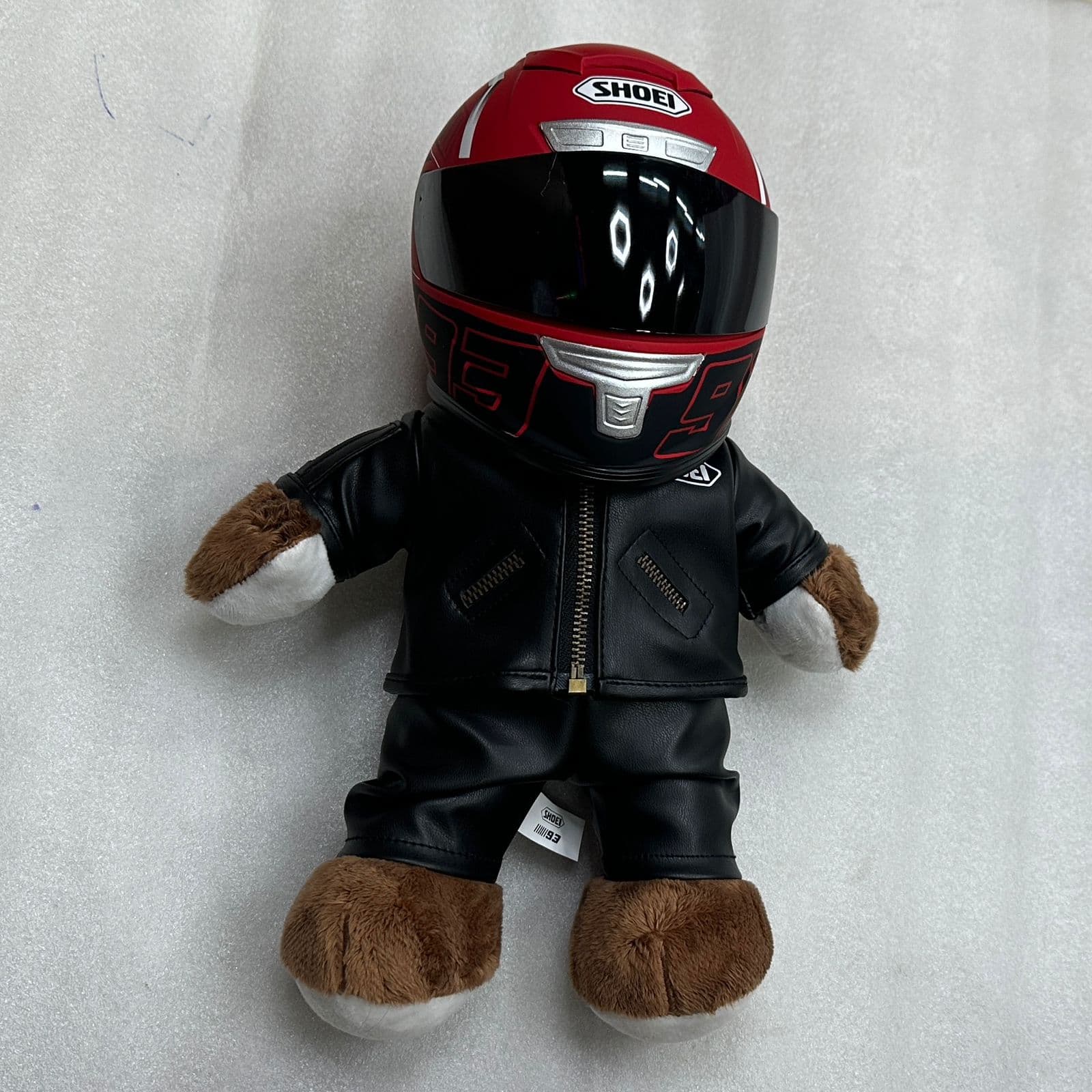 Teddy with helmet Big size