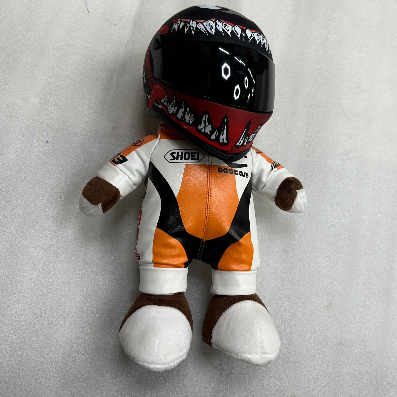 Teddy with helmet Big size