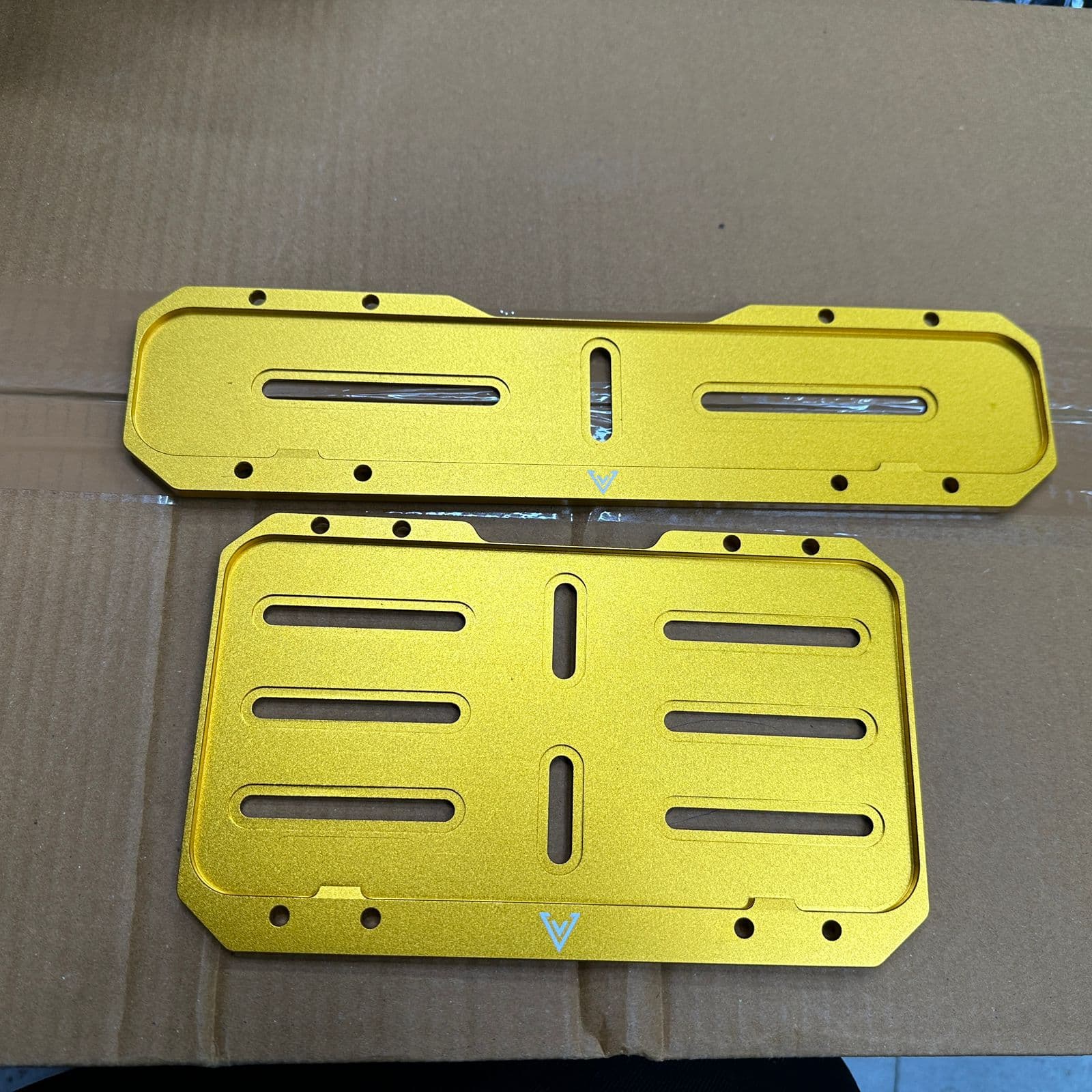 CNC Number Plate Frame Universal Aluminium universal set of 2