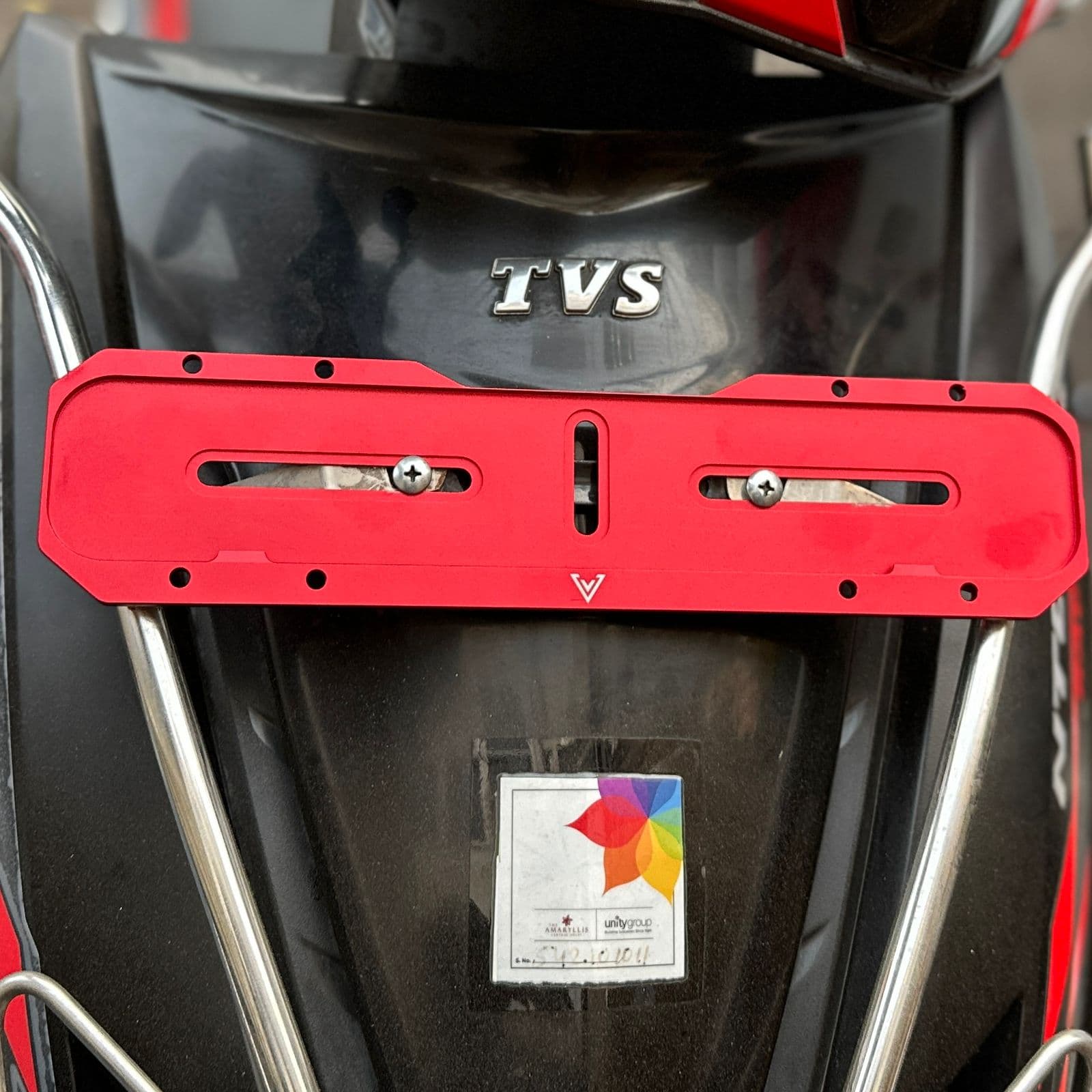 CNC Number Plate Frame Universal Aluminium universal set of 2