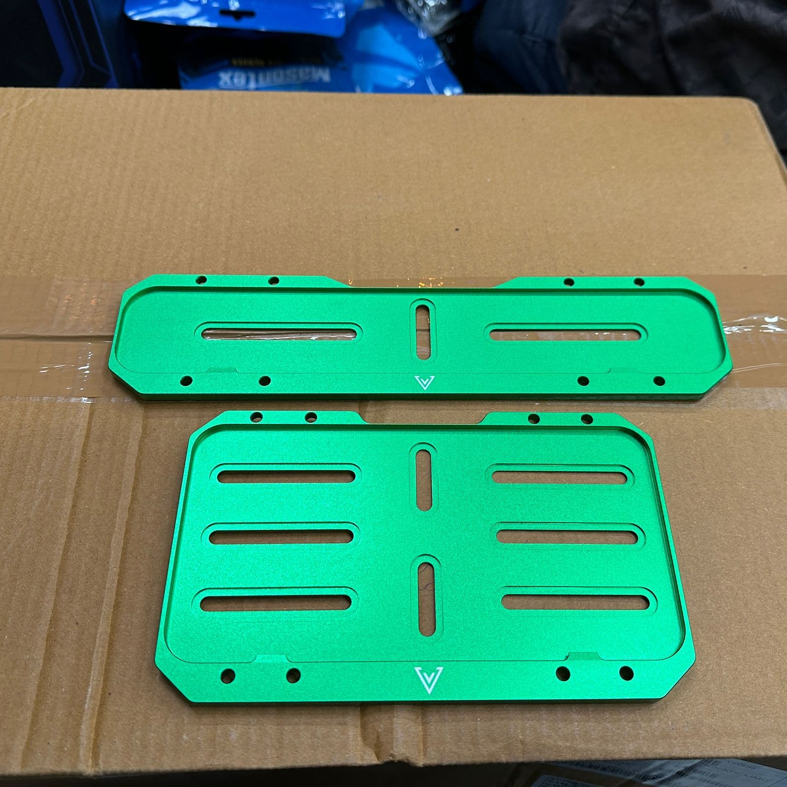 CNC Number Plate Frame Universal Aluminium universal set of 2