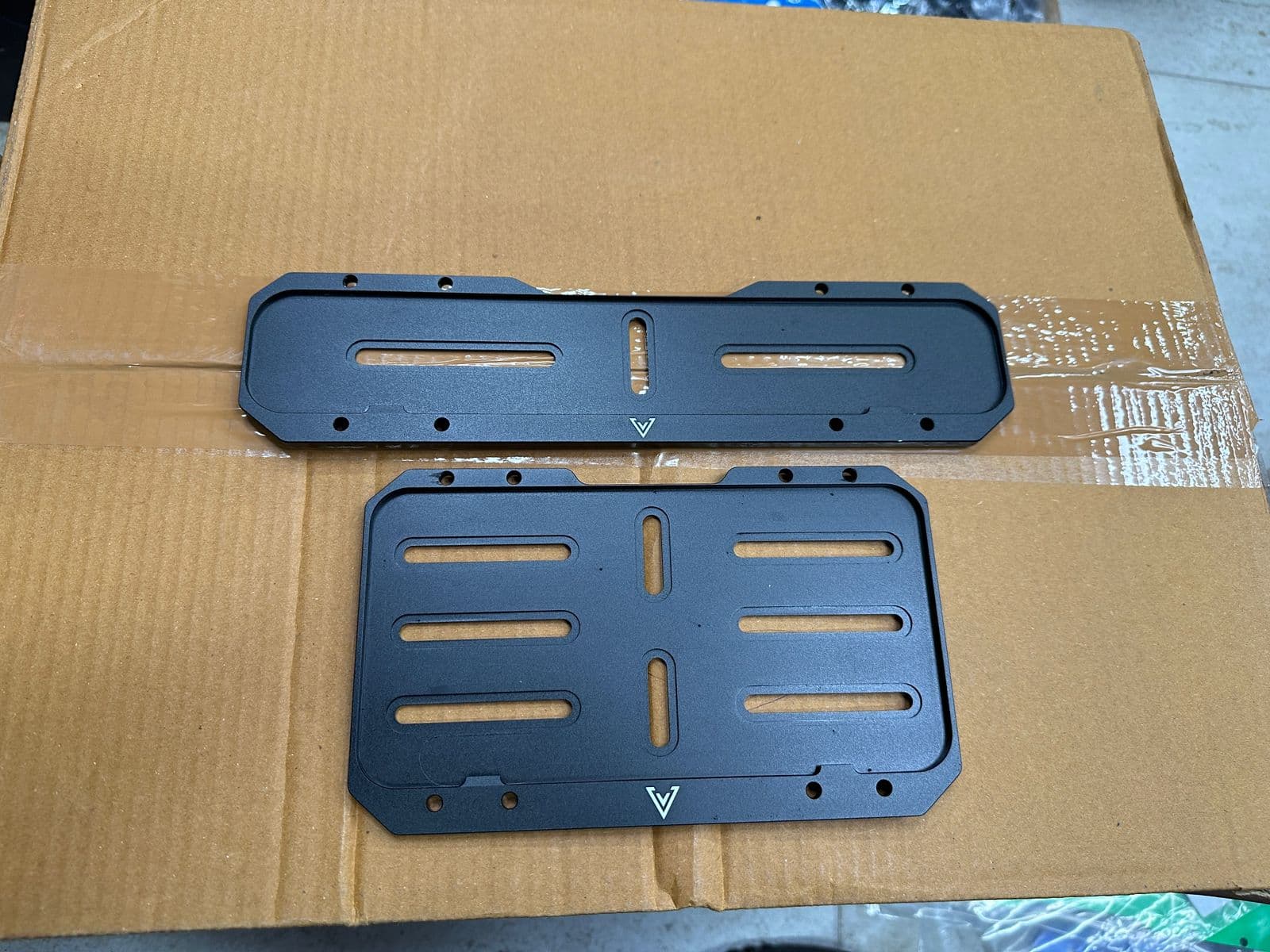 CNC Number Plate Frame Universal Aluminium universal set of 2