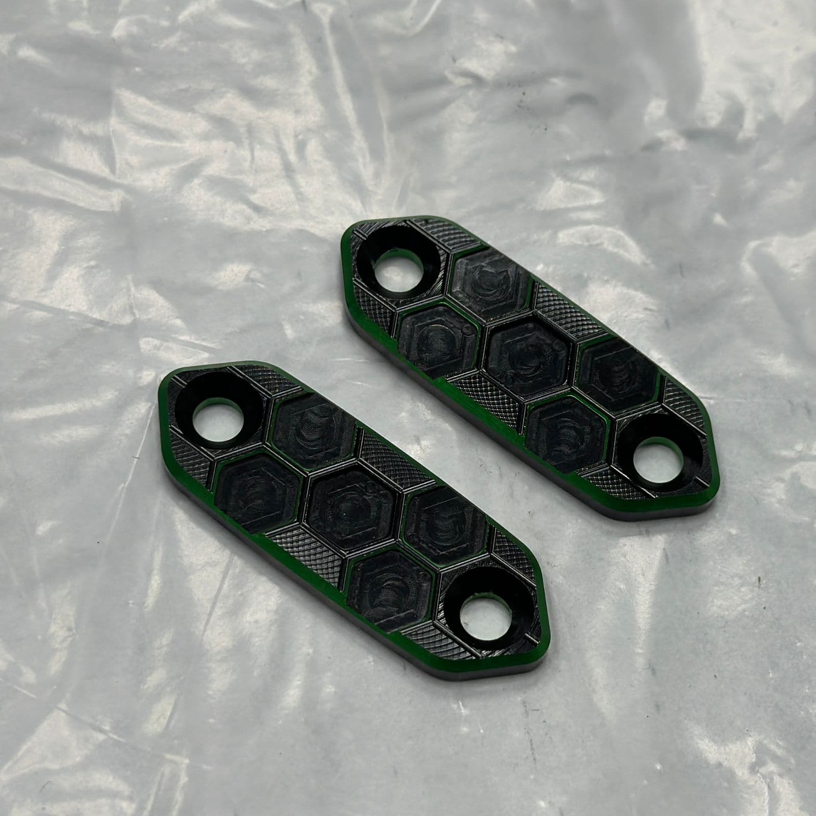 Mirror Block Off's Plate for Kawasaki Motorcycles Dual Colour
