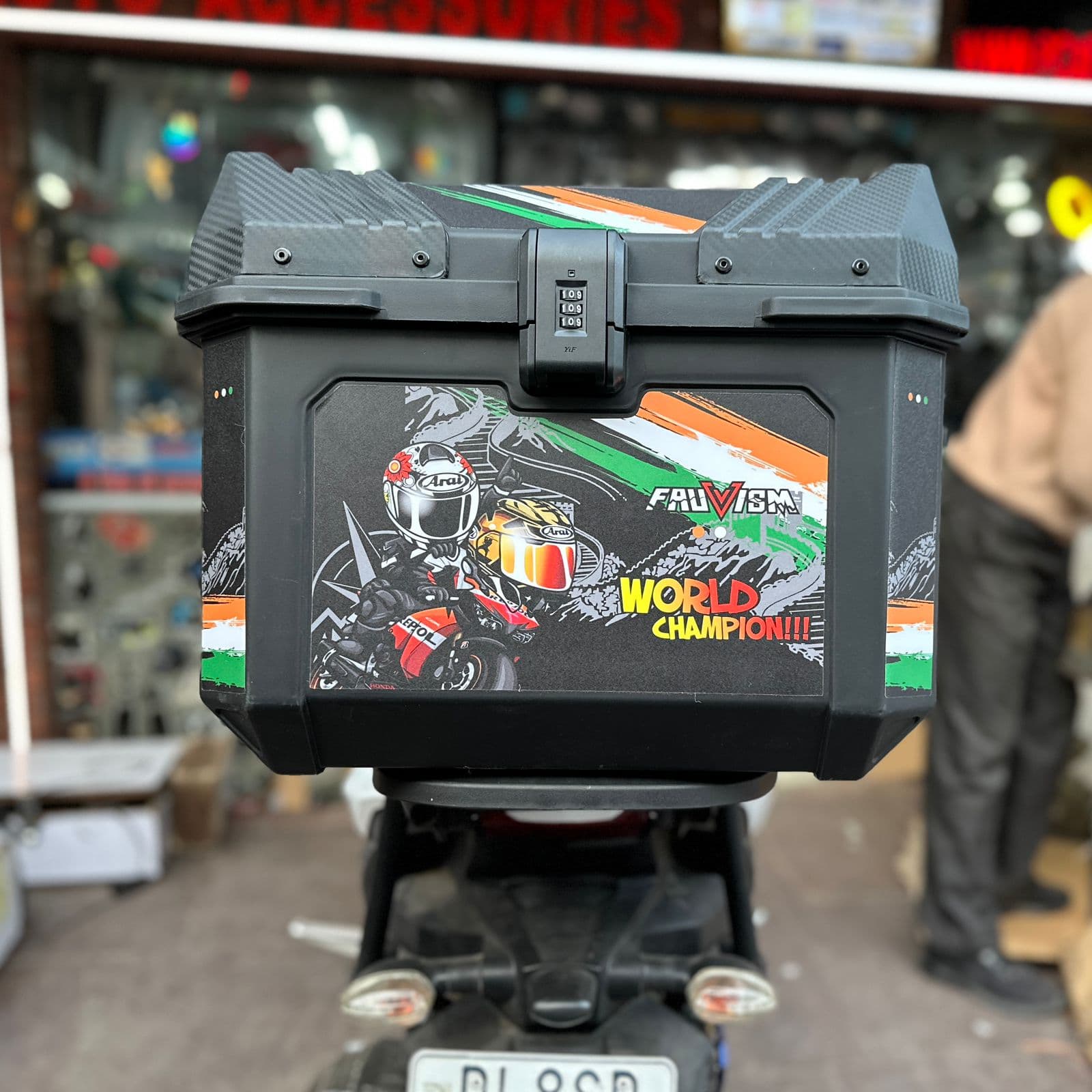 Top Box PVC With Number Lock System 55L Coloured