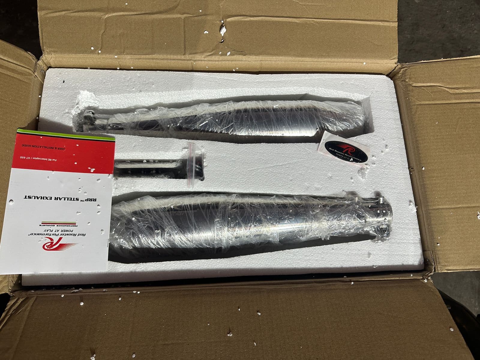 RRP Exhaust for Intercetor 650 GT 650