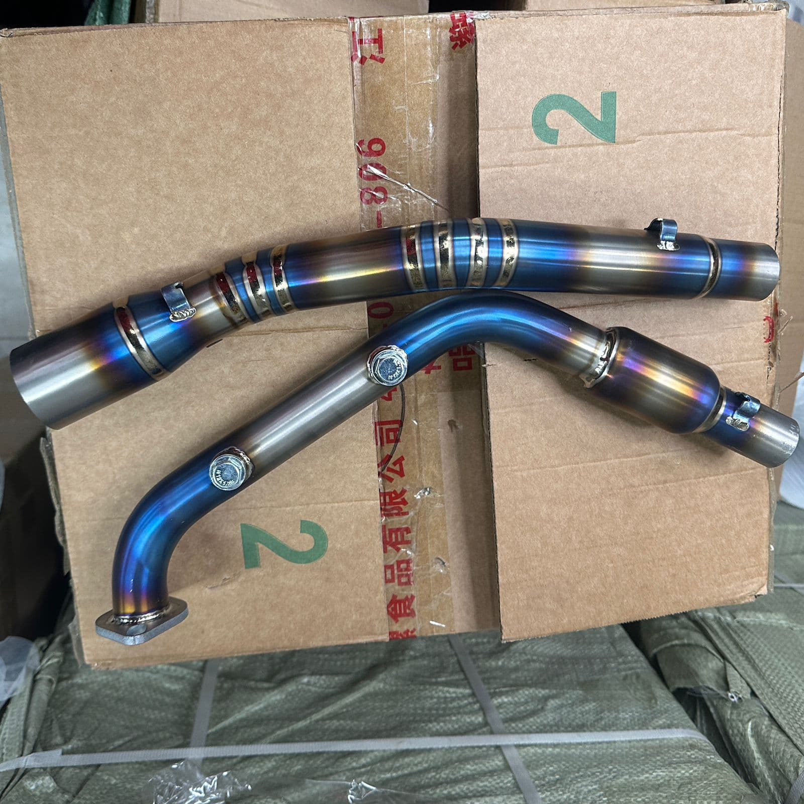 Titanium Bendpipe For R15 v3 v4 / mt 15