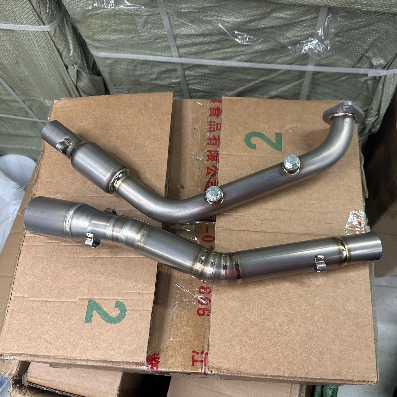 Titanium Bendpipe For R15 v3 v4 / mt 15