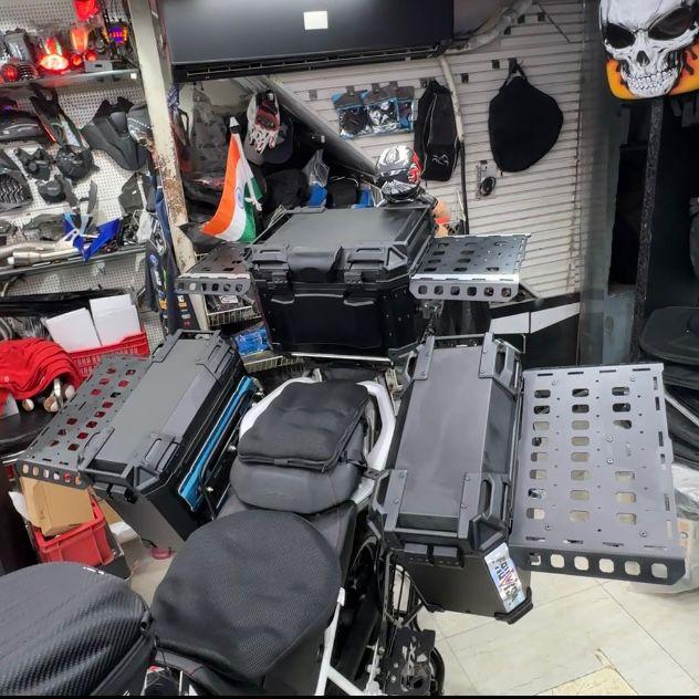 Armoured Side Panniers 37+37L  & 45L Topbox  (set of 3)