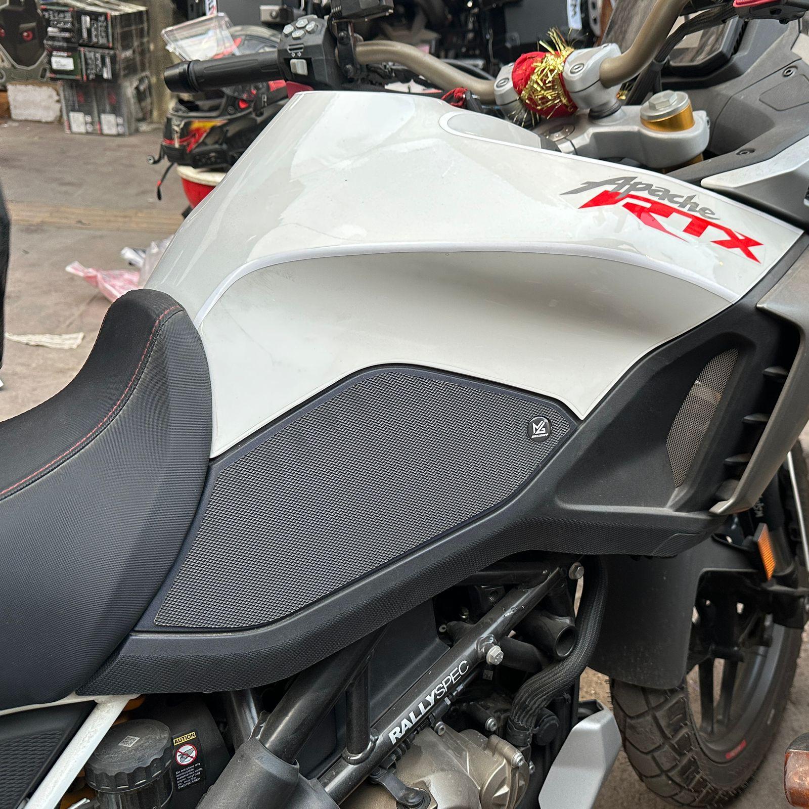 Maxx grip traction pad for TVS Apache RTX 300