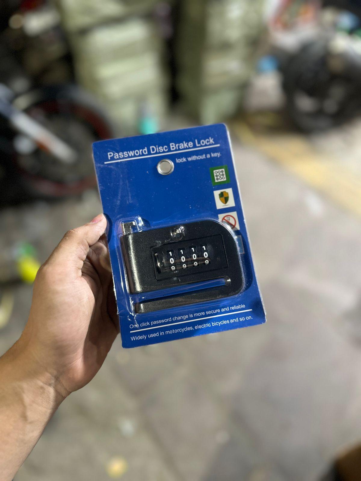 Password Disc Lock for bike