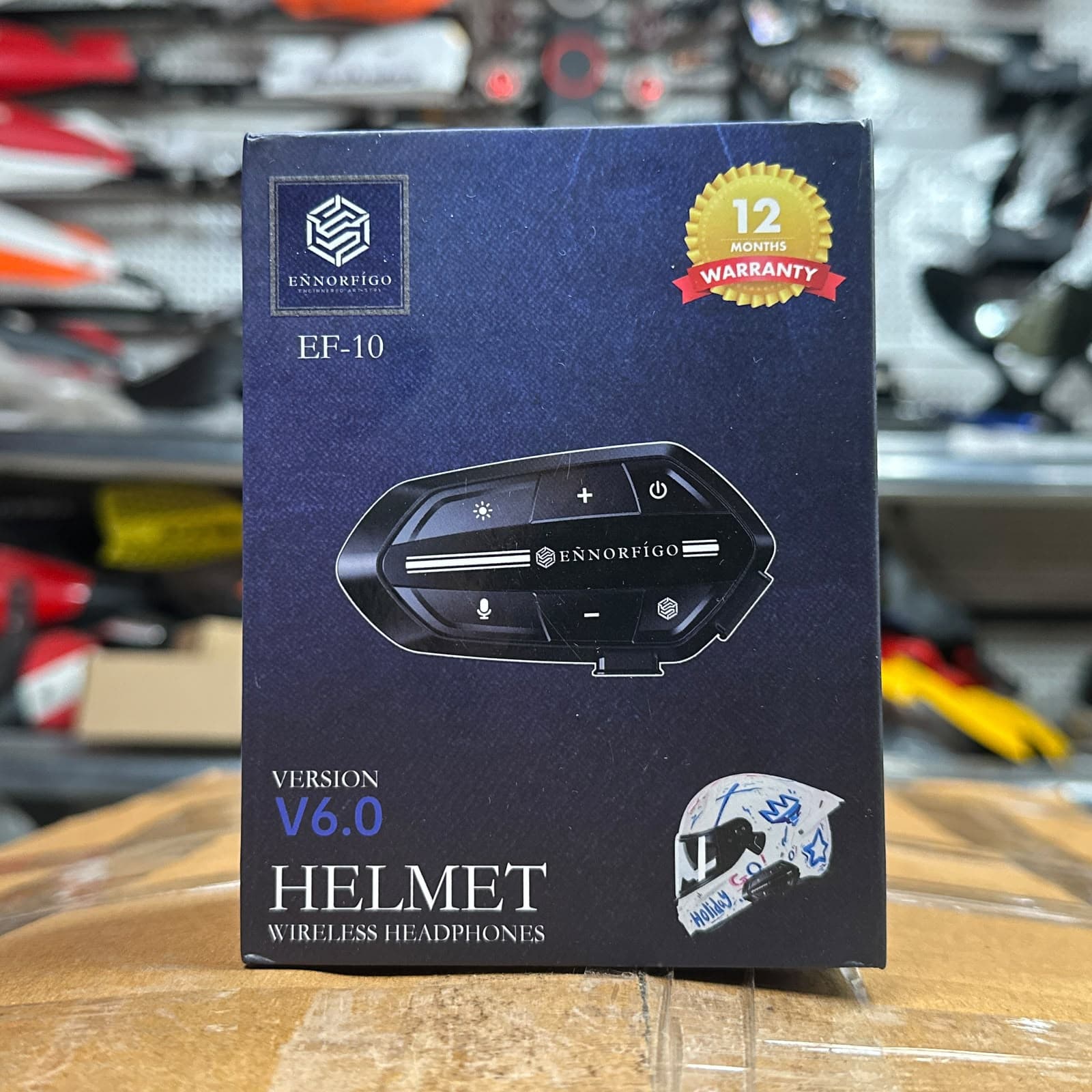 Ennorfigo EF-10 Helmet Bluetooth 2 Person Intercom