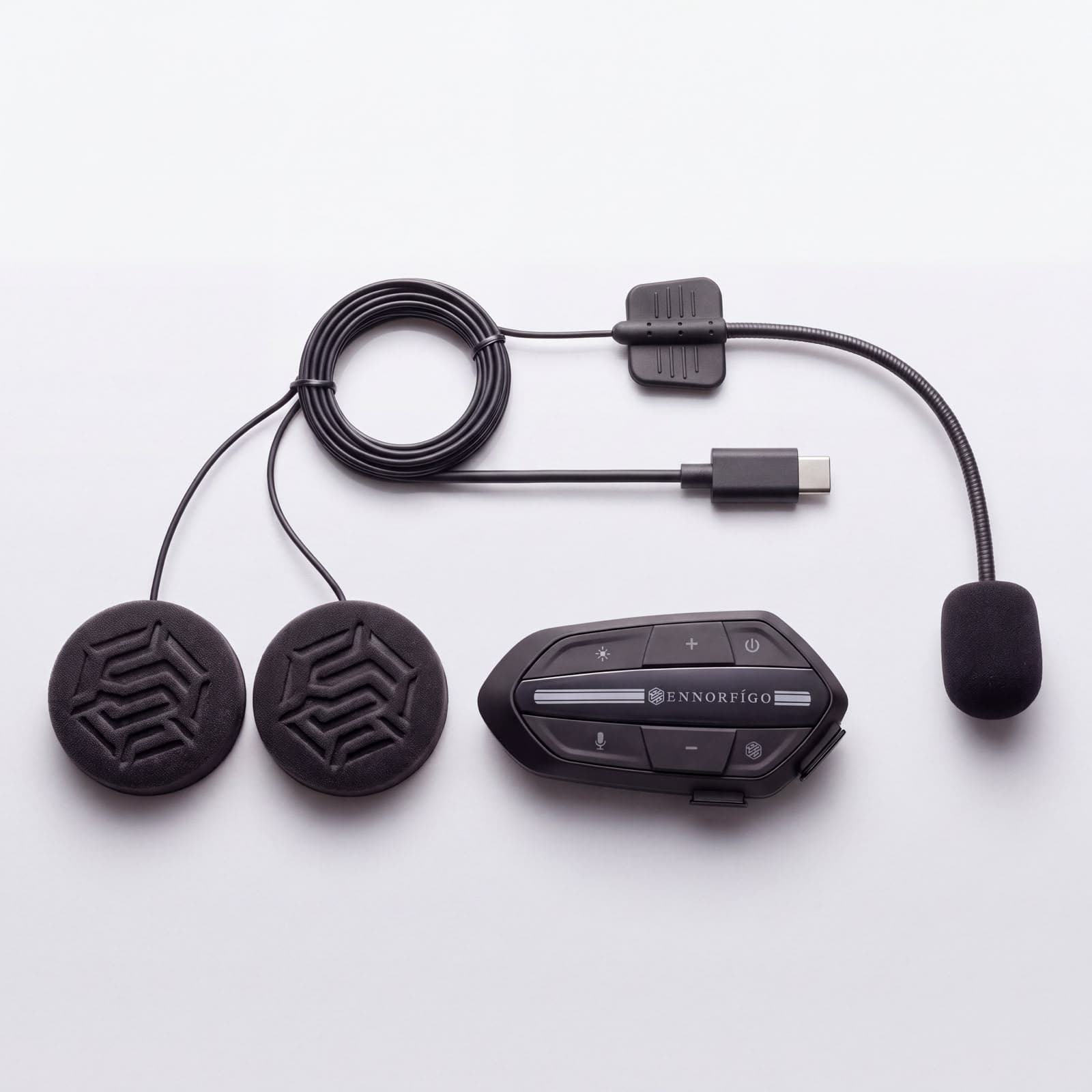 Ennorfigo EF-10 Helmet Bluetooth 2 Person Intercom