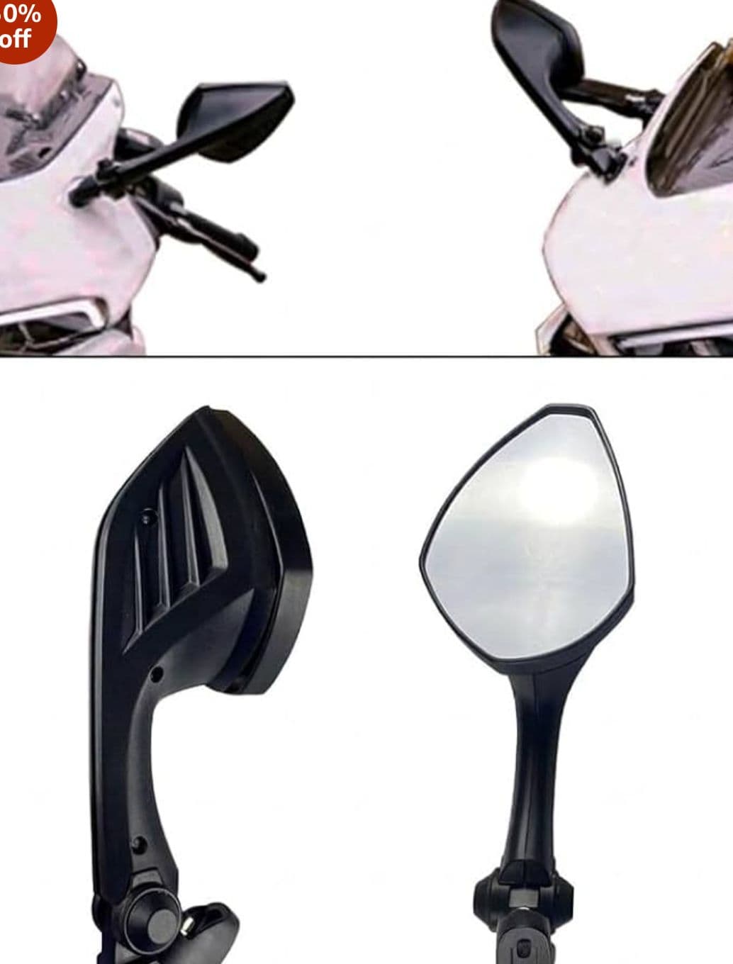 New style mirror premium quality special edition fits in all bikes