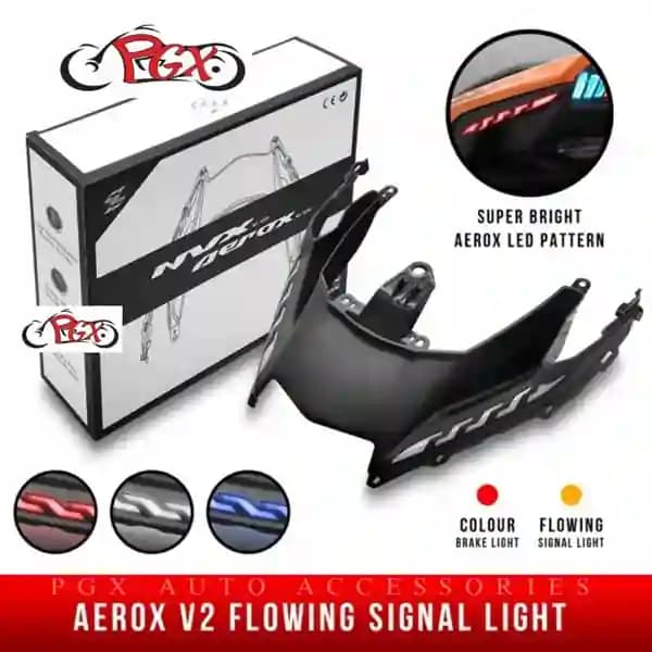 Aerox V2 Rear RGB Tail Light And Signal Light/LED Running Light