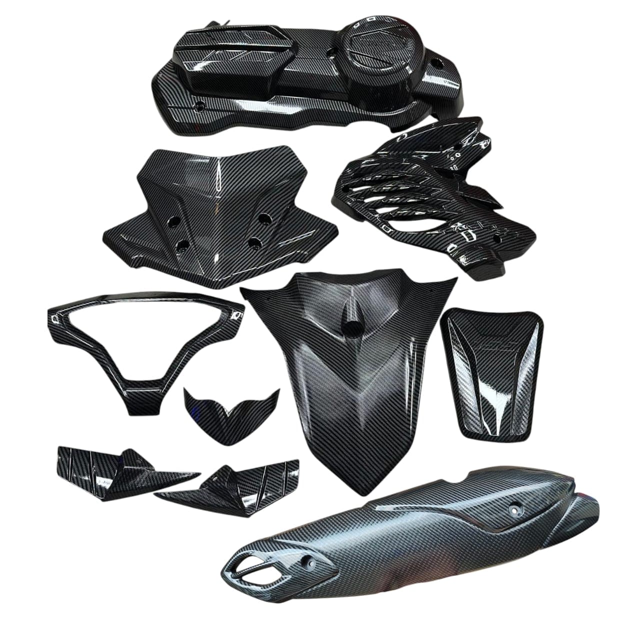 Carbon Parts Complete set of 9 for Aerox 155