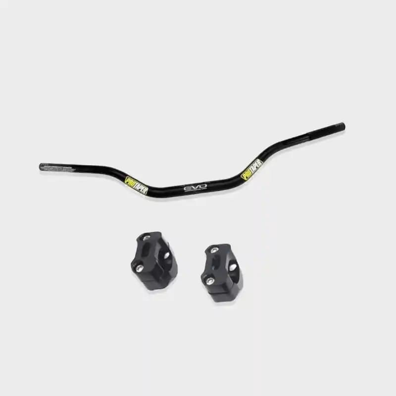 Aluminum Alloy Universal EVO Protaper Handlebar Fat Bat wtih Pair Clamps Handlebar Hand Guard  Universal For Bike