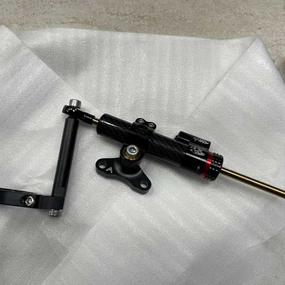 Aprilia RS 457 steering damper & fitting bracket